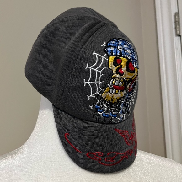 Ed Hardy Pirate Baseball Cap - Picture 3 of 6